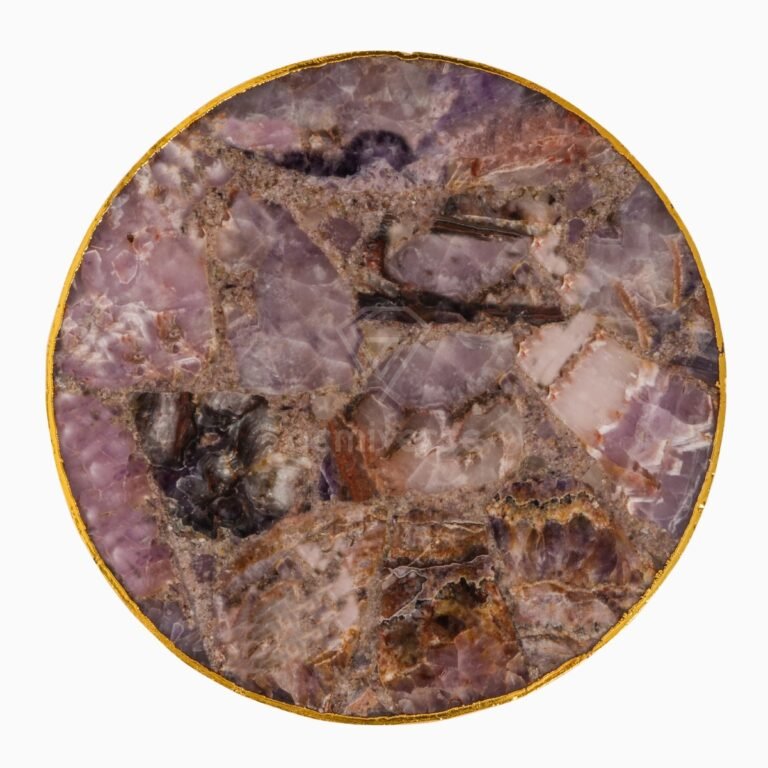 Indian Amethyst Serving Platter