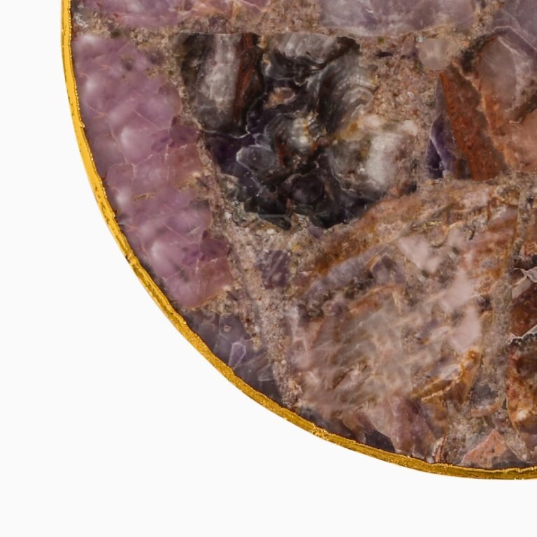 Indian Amethyst Serving Platter - Image 2