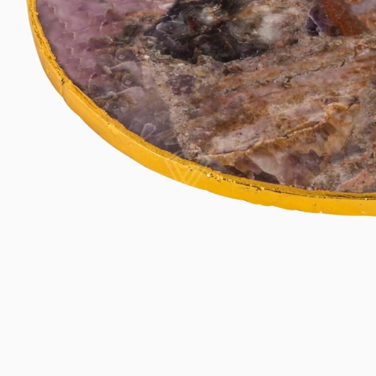 Indian Amethyst Serving Platter - Image 5