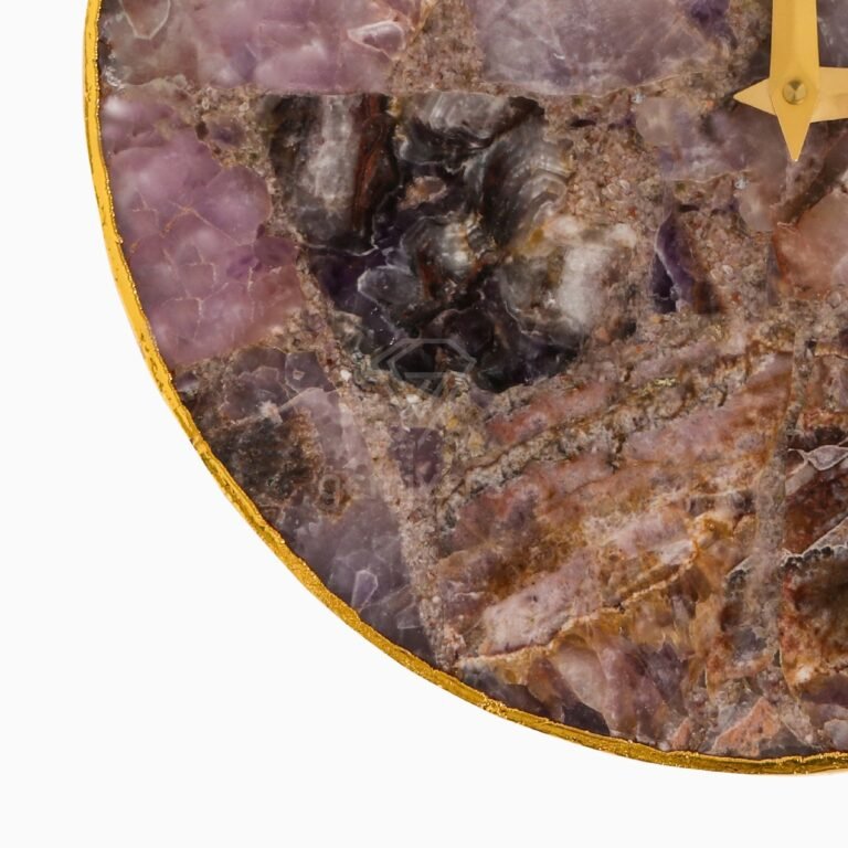 Indian Amethyst Wall Clock - Image 4