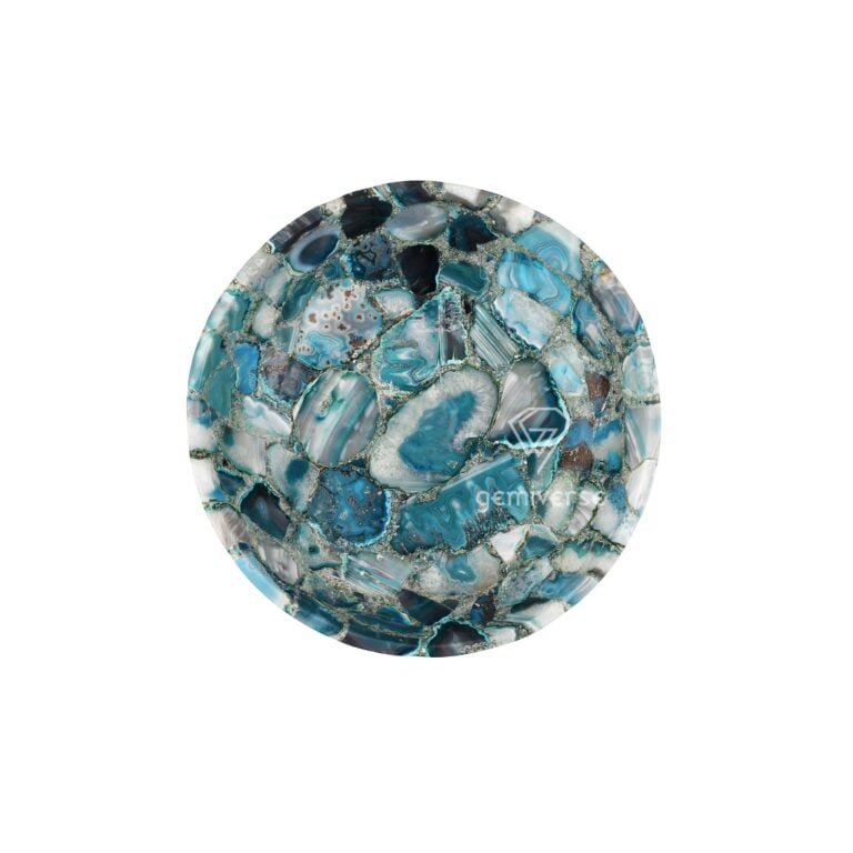 Sky Blue Agate Pedicure Bowl