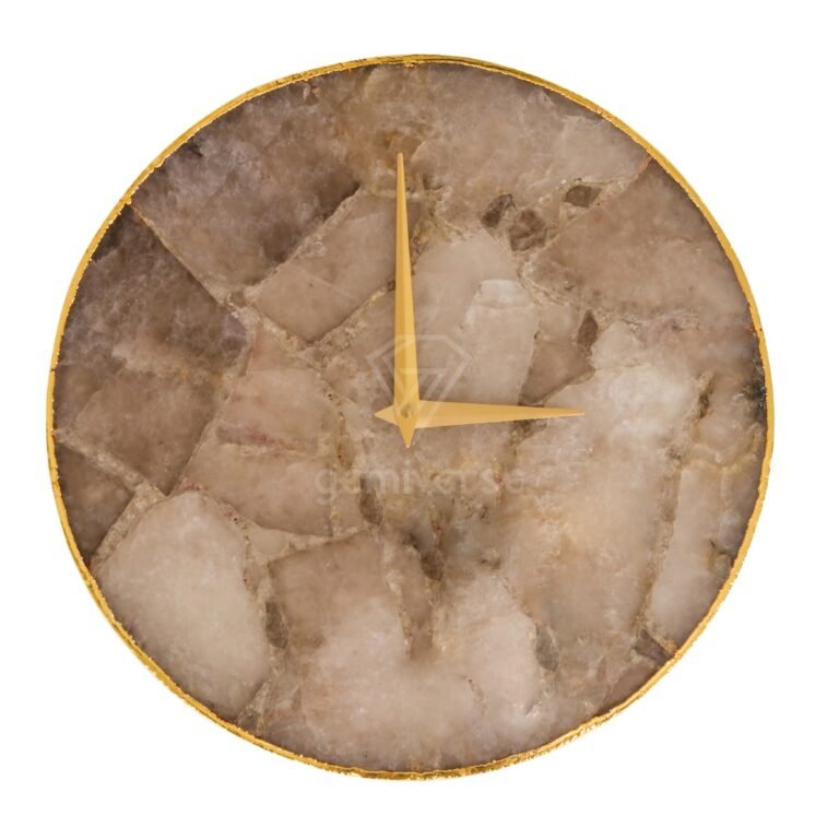 Smoky Quartz Clock