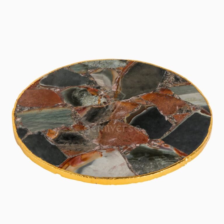 Polychrome jasper Platter - Image 4