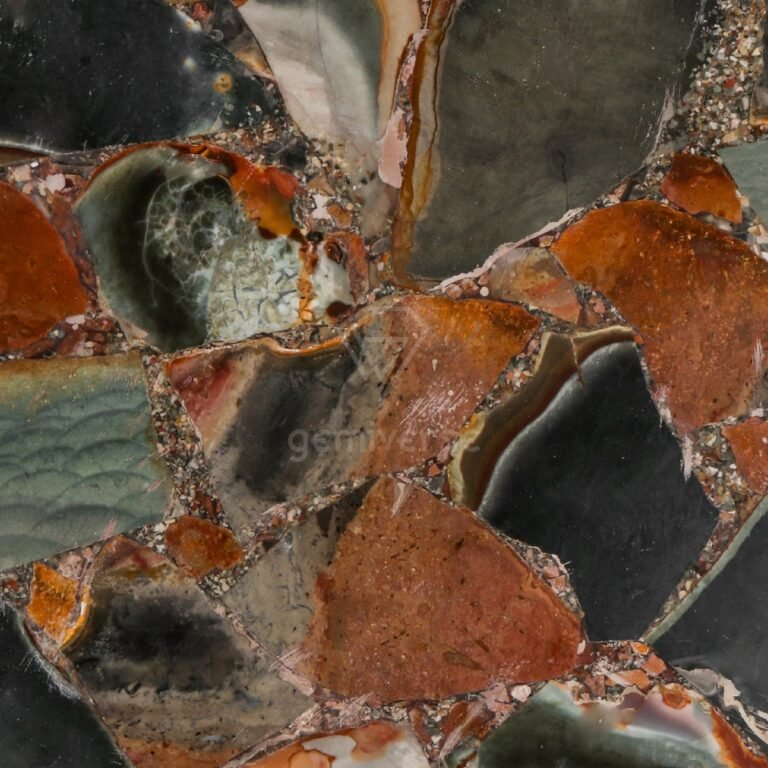 Polychrome jasper Platter - Image 3