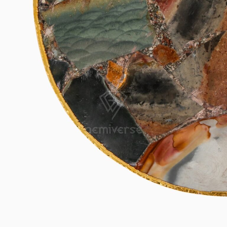 Polychrome jasper Platter - Image 2