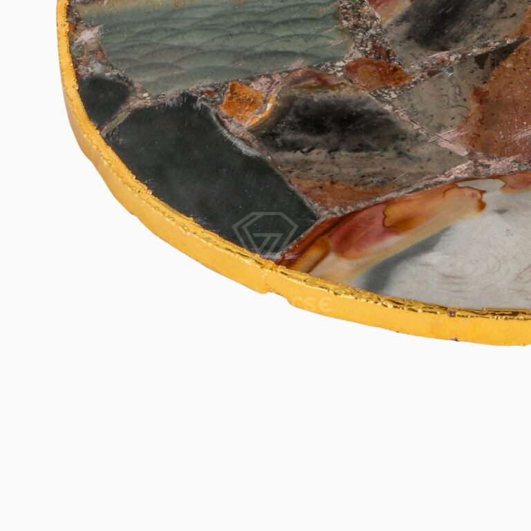 Polychrome jasper Platter - Image 5