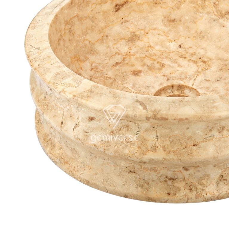 Round Travertine Sink - Image 2