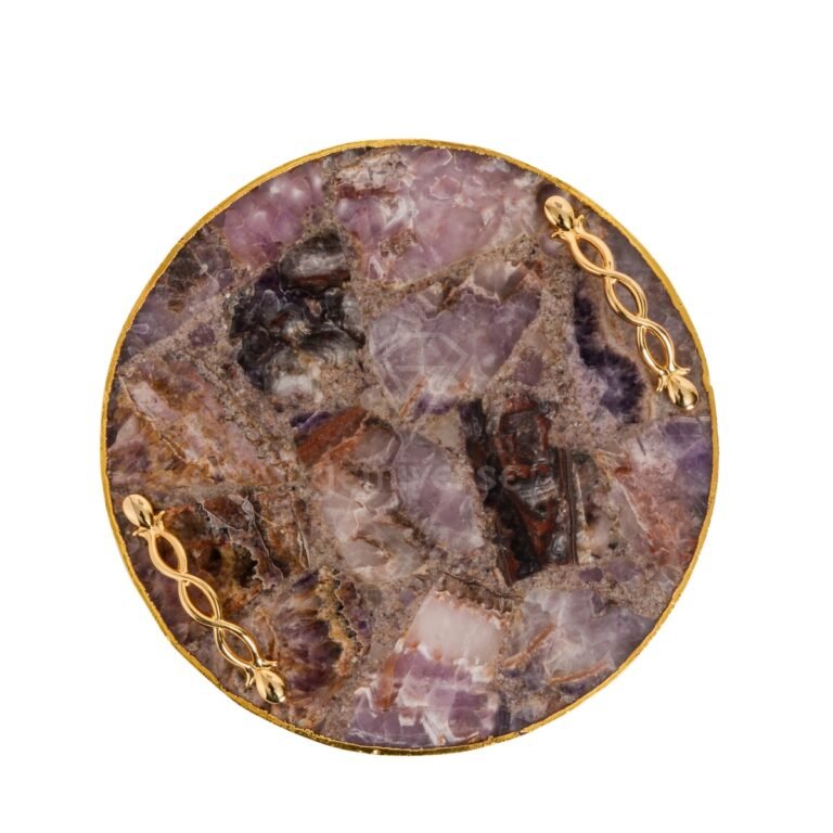 Indian Amethyst Tray