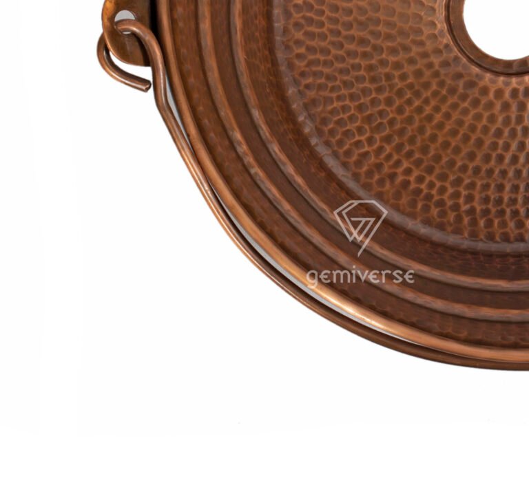 Rustic Bucket Copper Bathroom Sink - Image 3