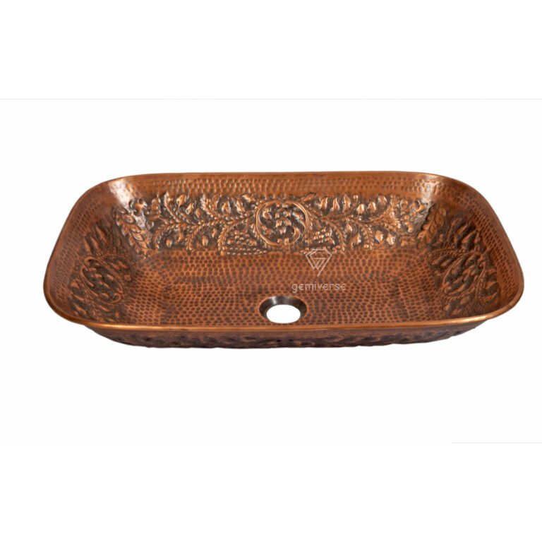 Hand crafted Copper Bathroom Sink - Image 2