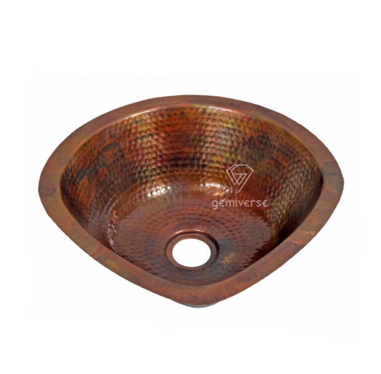 Copper Bathroom Corner Sink