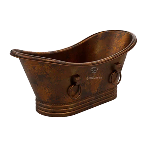copper bath tub